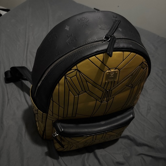 MCM Limited Edition Bionic Backpack Gold & Black - Picture 2 of 8